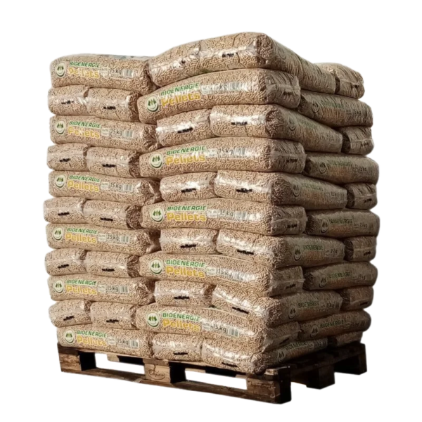 Pellet Bio Energy – Palete de 66 sacos de 15 kg