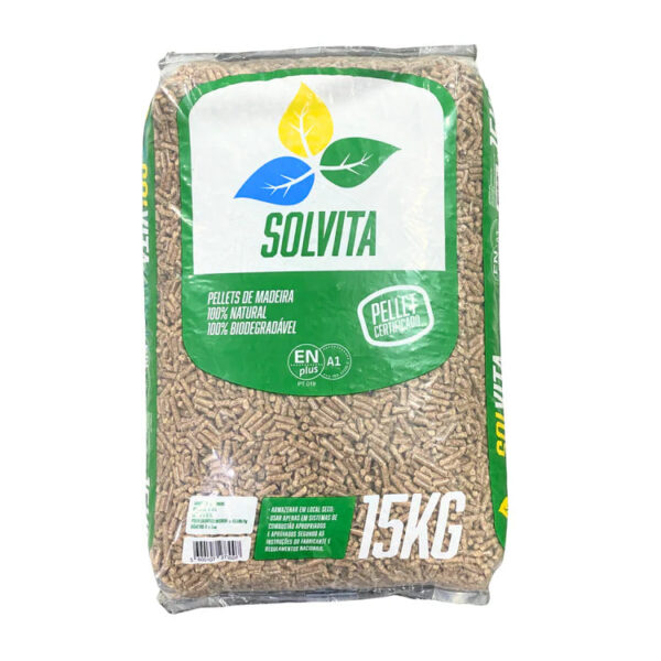 Pellets Solvita – Palete com 77 sacos de 15 kg