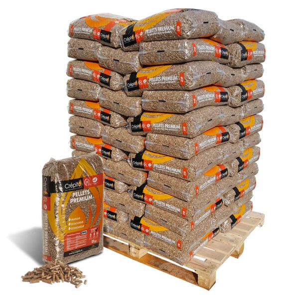 Pellets de crema premium – Palete com 77 sacos de 15 kg